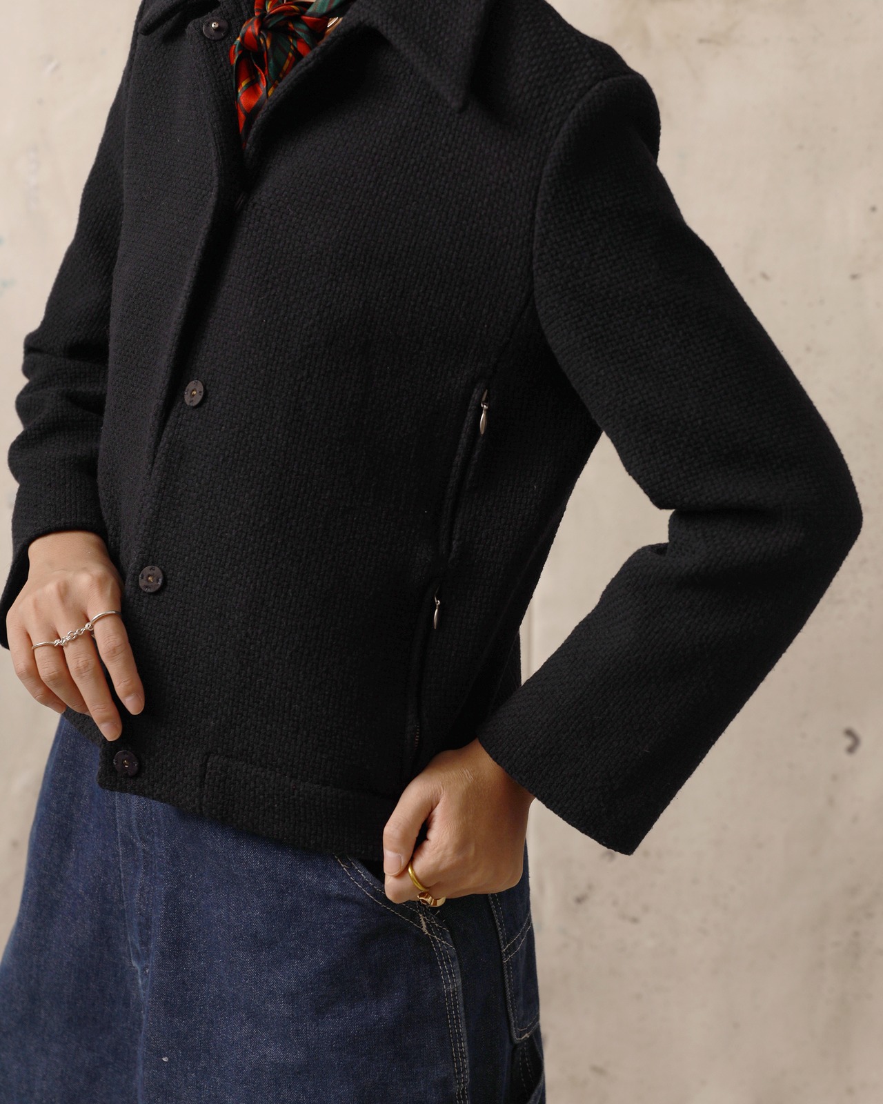 1990-2000's Lanvin / Double Zipper Jacket