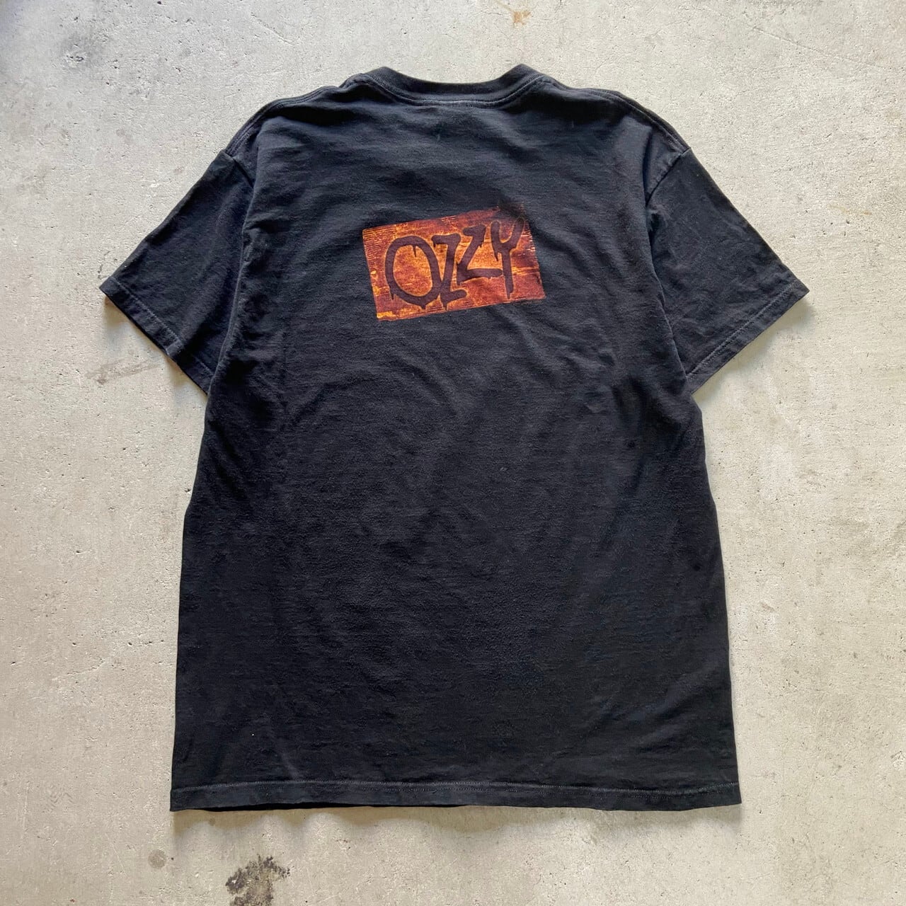 【激レア!!】90s Ozzy Osbourne プリントTシャツ XL 古着 90's CRONIES ''OZZY OSBOURNE'' 両面プリント Tシャツ ブラック