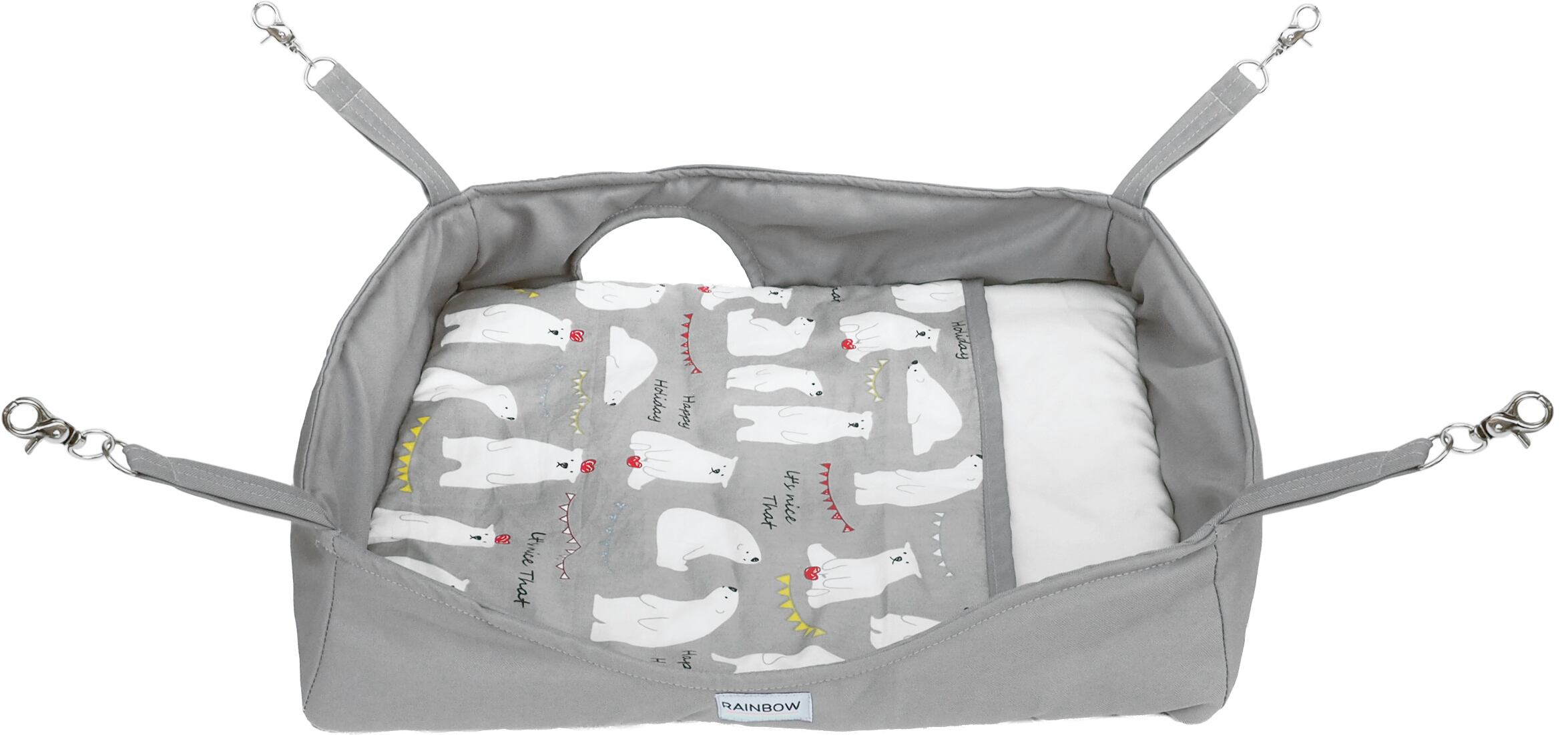 【フェレット用品】サマーグーグーベッド しろくま ピンク/ブルー/グレー