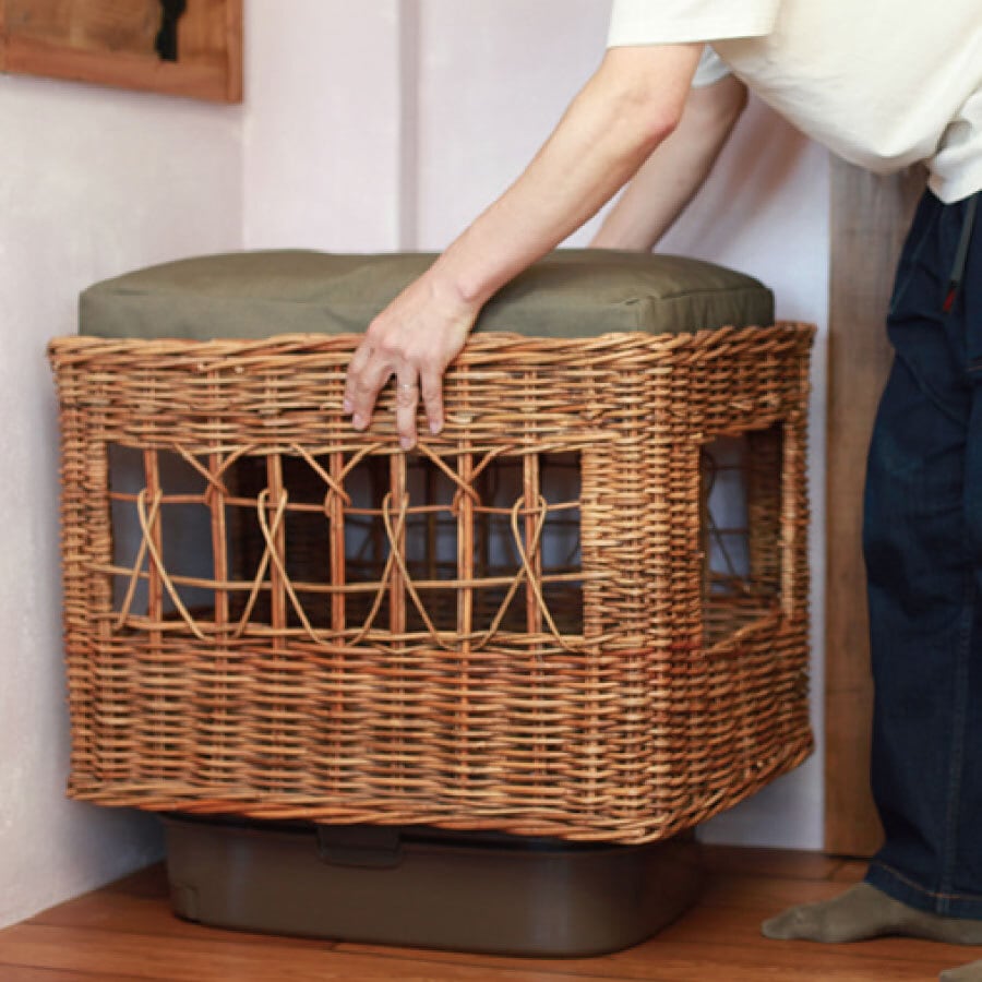 3営業日以内に発送】ボルガバスケット 丸底 ペットベッド エレファント