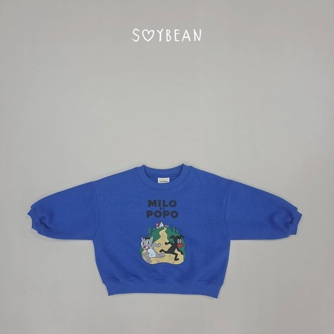 韓国子供服 / 26Autumn / soybean / milo popo スウェット / キッズ服 / ジュニア服 / 秋服 *XS~JM*