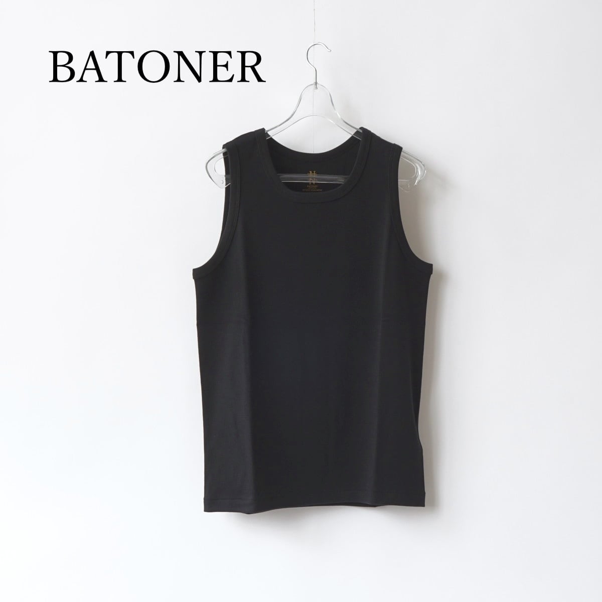 batoner バトナー　less inner tank サイズ3 BATONER/バトナー・SEAMLESS INNER TANK TOP | a flat shop