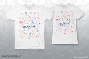 サンズとパピルスが描いてあるTシャツ / UNDERTALE ( アンダーテイル )