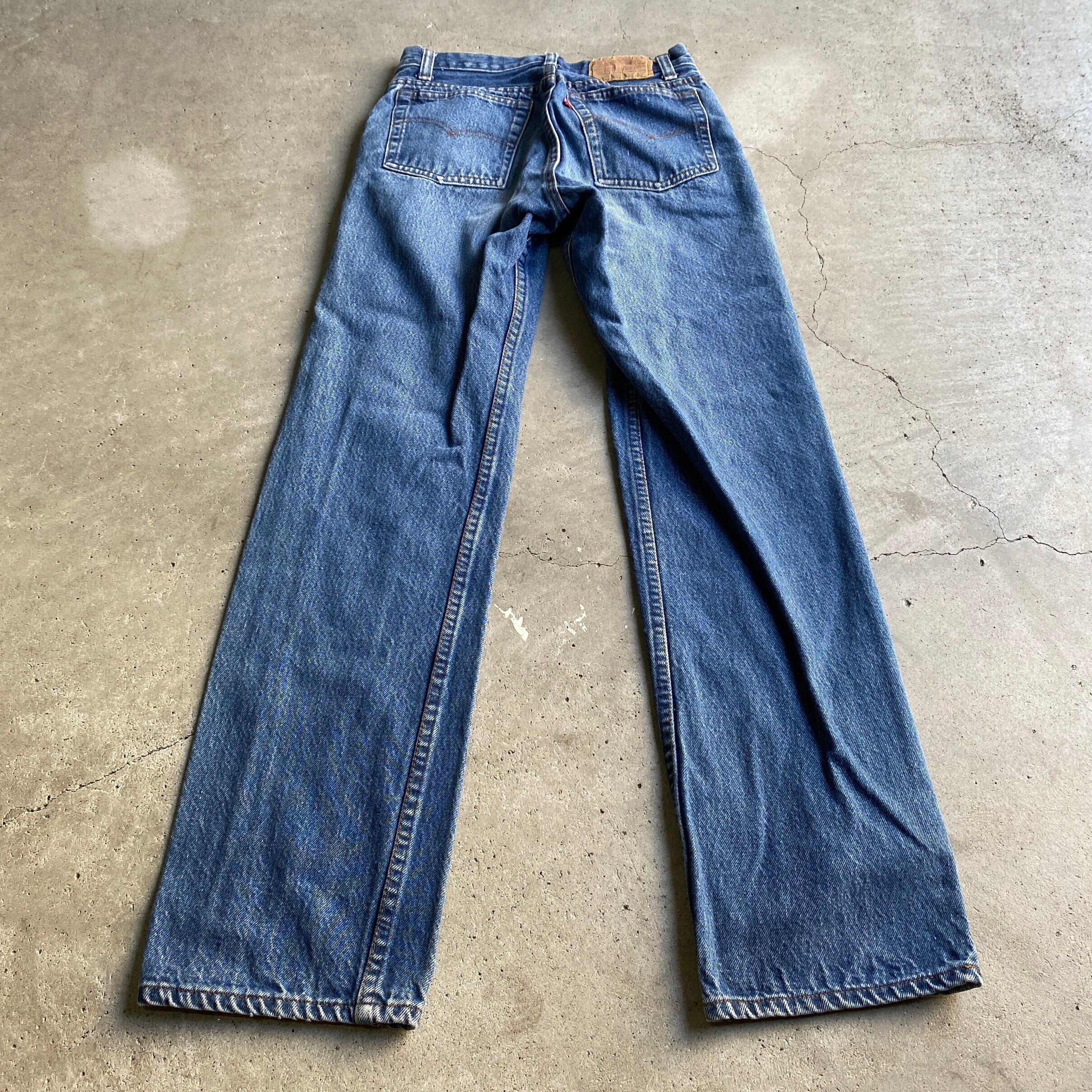 80年代 USA製 Levi's リーバイス 701 ストレート ハイウエスト デニムパンツ レディースW28 古着 ヴィンテージ ビンテージ 80S  黒カン【デニムパンツ】【HA10】【cs2212-10a】 | cave 古着屋【公式】古着通販サイト