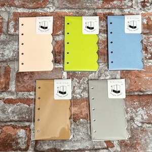 数量限定:タント紙6色 M5 【おかわりパック】もこもこリフィル システム手帳 リフィル