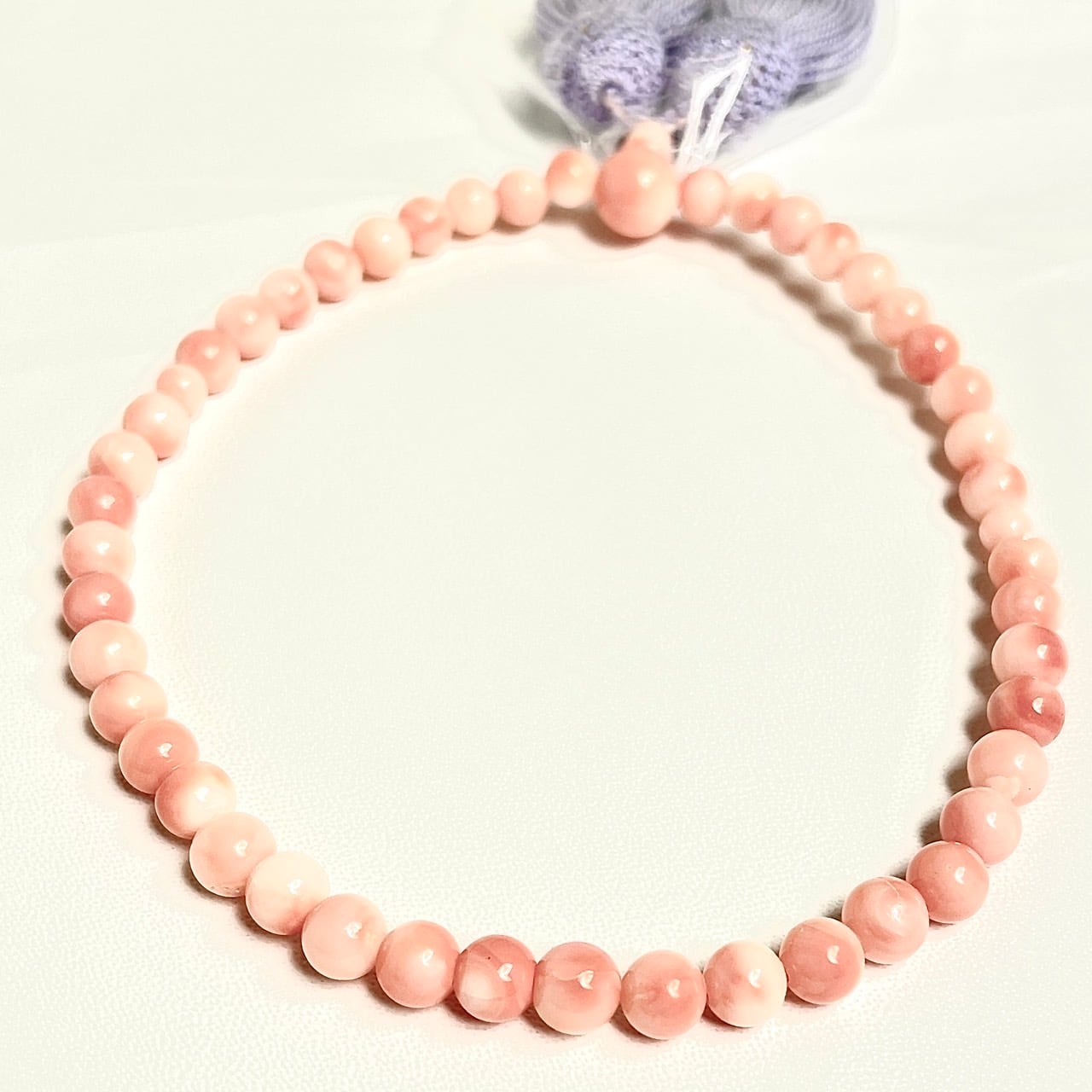 桃色珊瑚（深海サンゴ） 念珠 数珠 6mm G-127 | 宝石・時計 ジュエリー