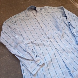 デッドストック スイス製 チロリアン グランパシャツ used [112031]