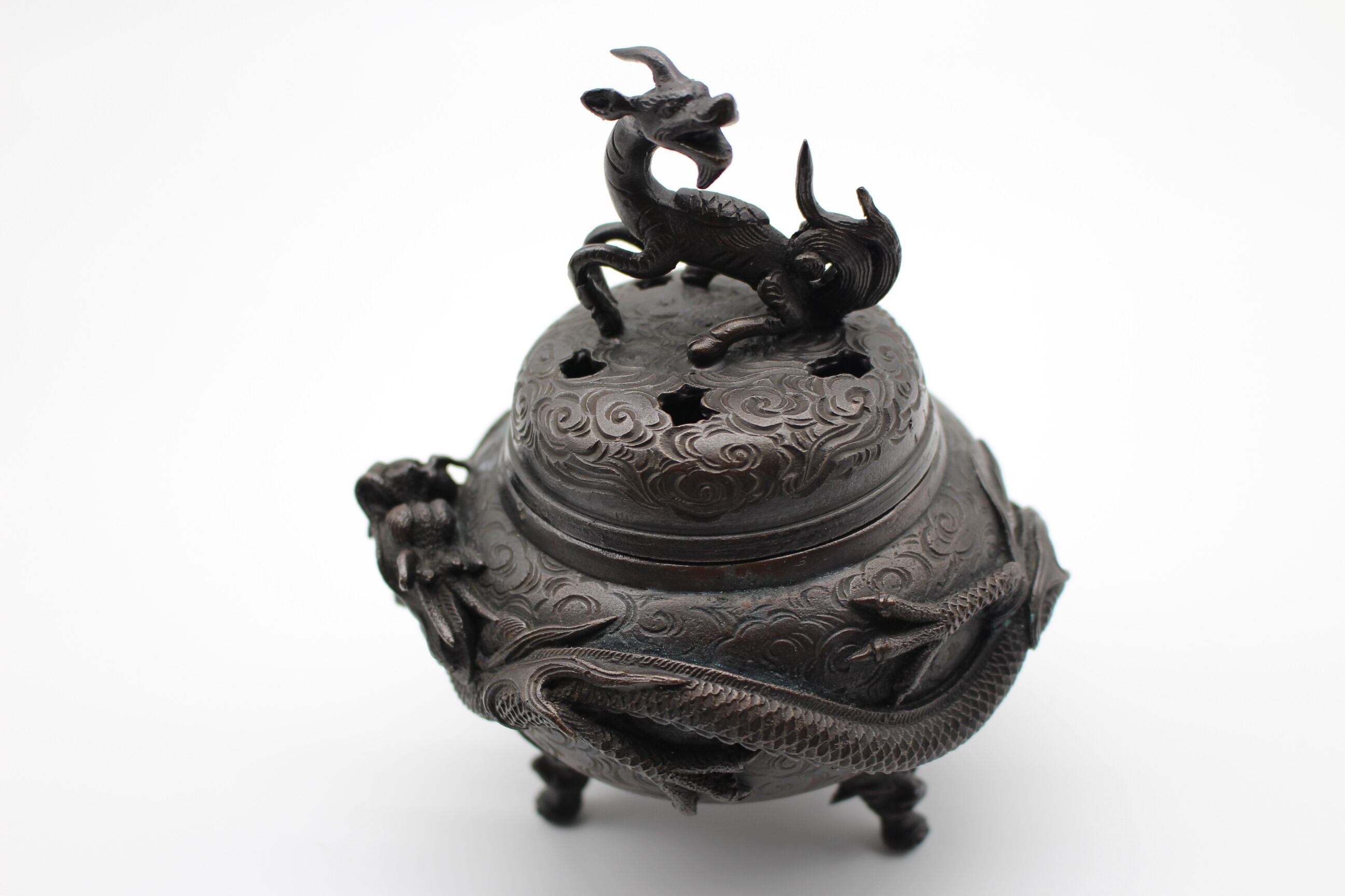 MINT/DRAGON香炉【KOURO(INCENCE BURNER)】/IRON WEAR/和雲/WOODEN BOX