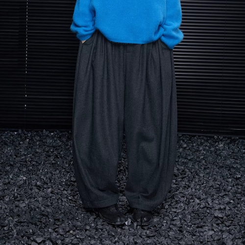 ウールブレンドバギーパンツ ・20701