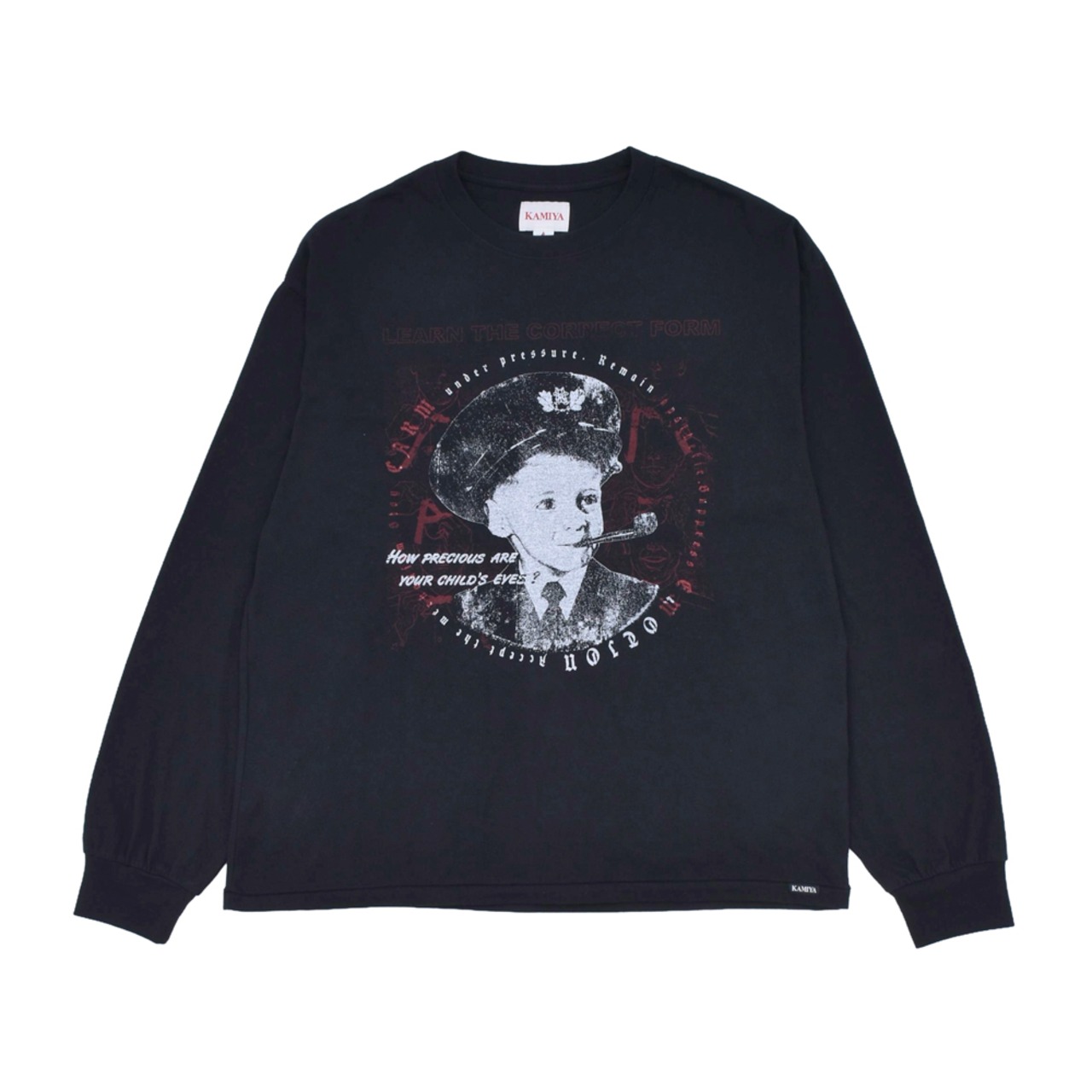 【KAMIYA】"""LEARN THE CORRECT FORM""L/S Tee T/C" - 1