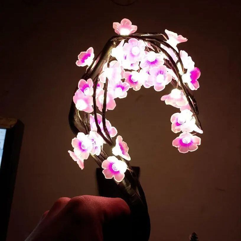 ツリーライト ベッドサイドランプ 桜 LED ライト 卓上 テーブルランプ
