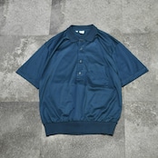 rayon blend design polo shirt navy