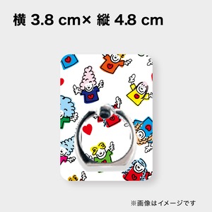 【数量限定】「みんなオーサム」スマホリング 四角 B【送料込み】