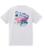 デザインNo.475 ハワイアンコーギー　ハイビスカス2024Tシャツ5.6ozTシャツ　