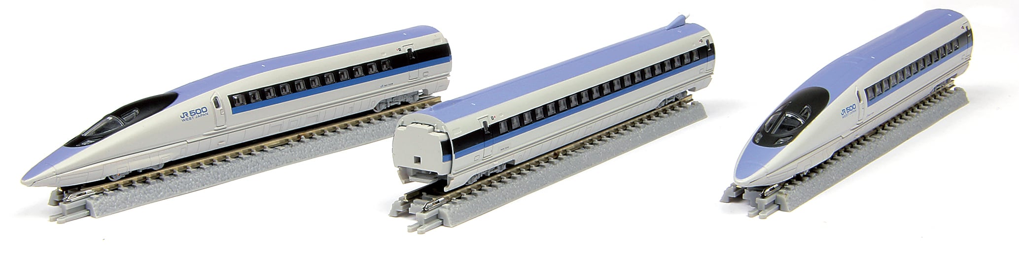 T013-1 500系新幹線 こだま 3両基本セット (500 Type Shinkansen Kodama 3Cars Basic Set)  ロクハン ＢＡＳＥ.ＳＨＯＰ ｜【公式】鉄道模型通販 Zゲージ Zショーティー