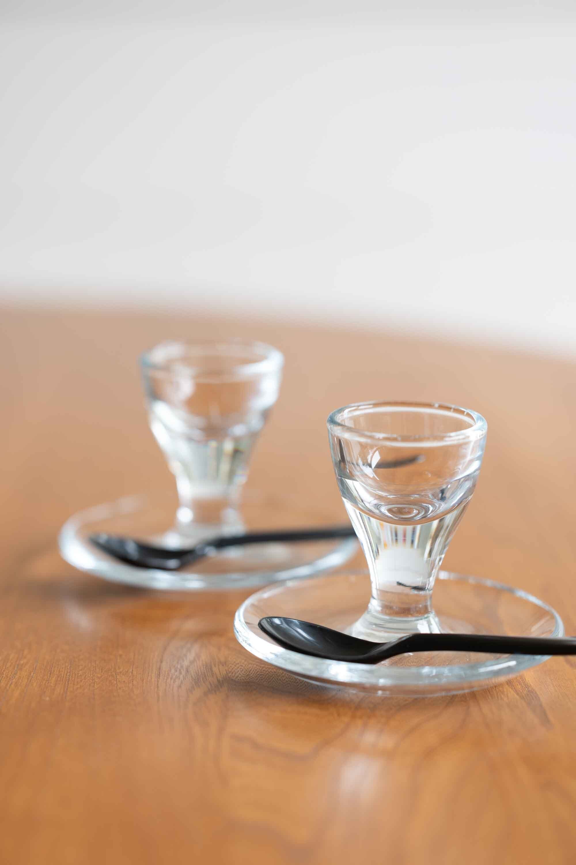 HOLME GAARD(ホルムガード)社製 クリスタル製エッグスタンド 2脚1セット ヴィンテージ 1970年代