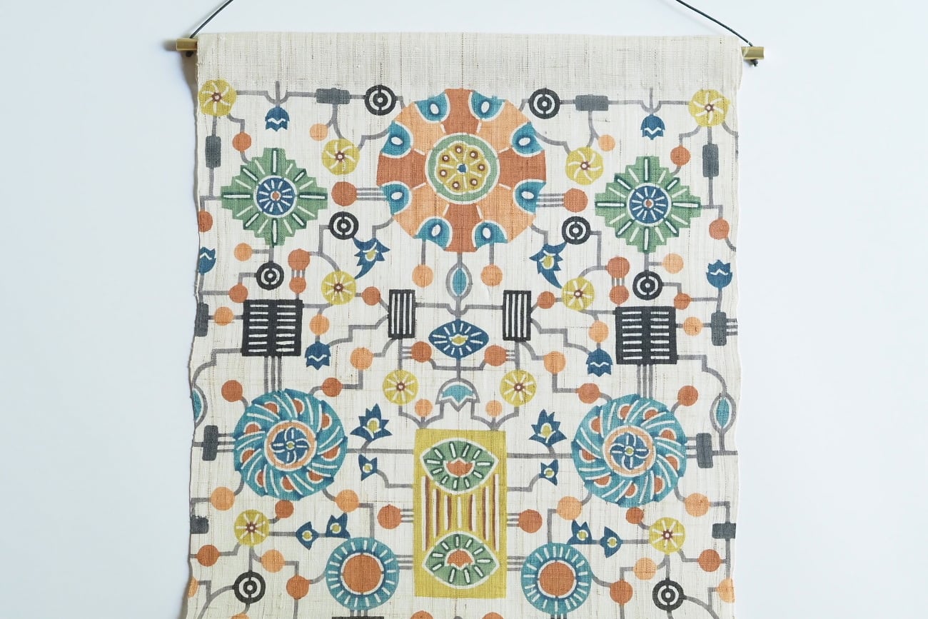 紅型タペストリー「Orient」紅型工房べにきち