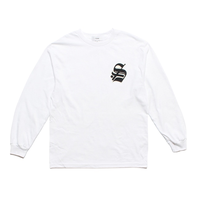 【STADIUM】CLASIC "S" LOGO 6.0oz  L/S TEE