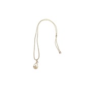 【数量限定】あこや貝 二枚貝ペンダント × あこや真珠 6.0mm × 組紐ネックレス