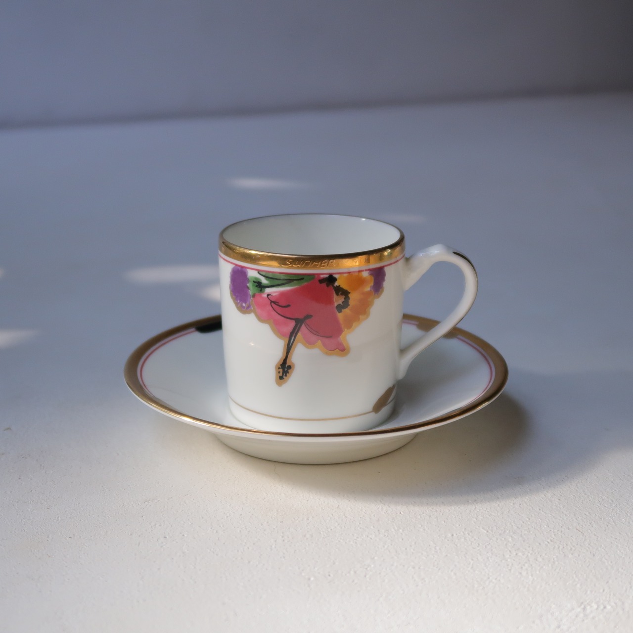 お花のカップ&ソーサー