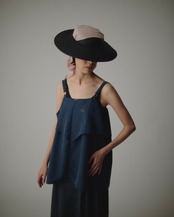 【suie】Layered Ring Camisole/レイヤードリングキャミソール (ネイビー)