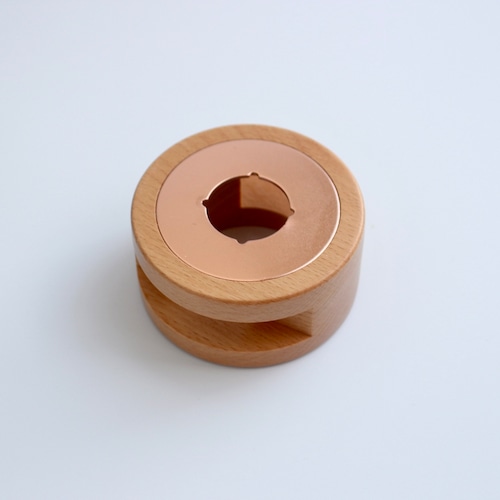 【Natural wood】シーリングスタンプ用　Melt Pot【Rose pink】