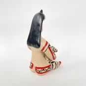 ブラジル カラジャ族 陶器 BONECA 人とジャガー(2)