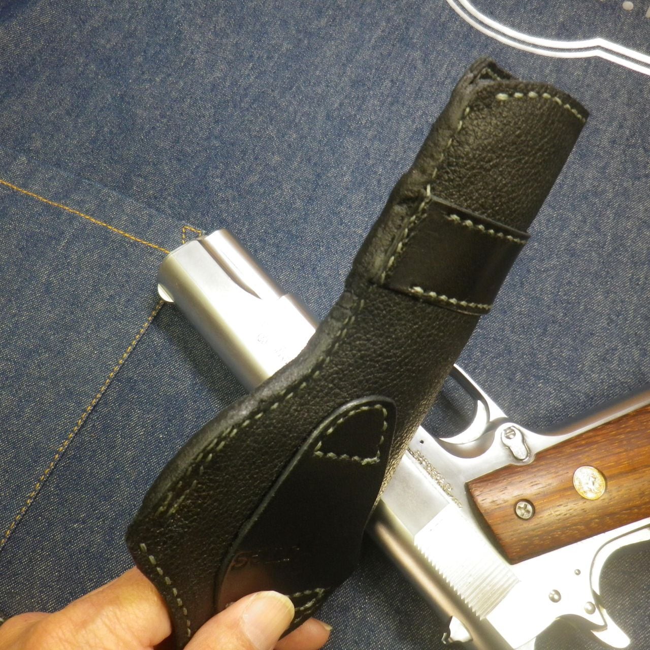 本革製M1911用ヒップホルスター | JTGS（ガンホルスターの専門店）