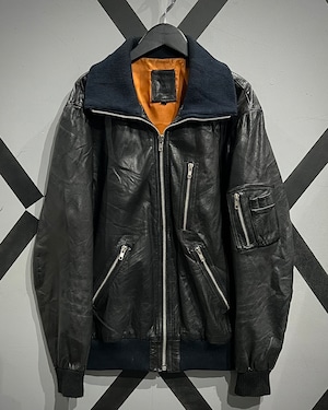 【X VINTAGE】German Army Vintage Leather Flight Jacket