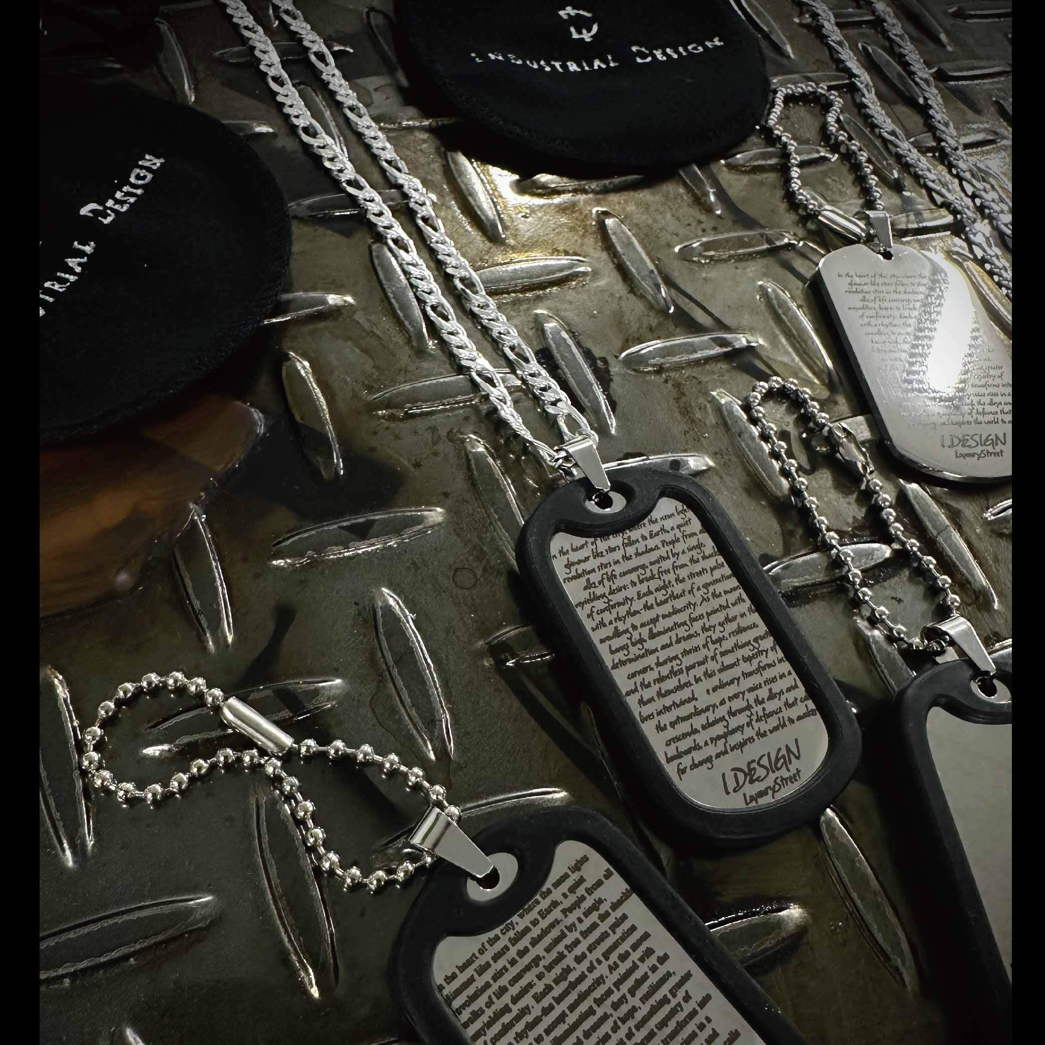 NEW DOG TAG / Titanium (ドッグタグ/チタン)1枚 | 【 I DESIGN】アイ