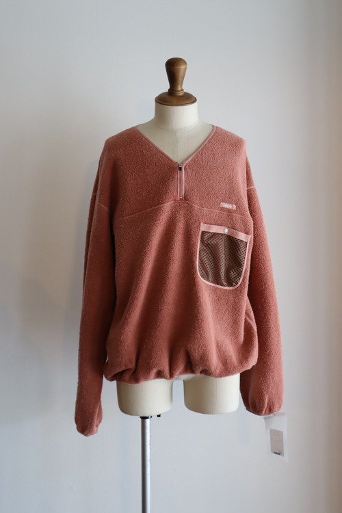 INNAT " HAND DYED FLEECE PULLOVER ( Pink )"