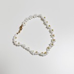 大人可愛い ビーズ フラワーブレスレット｜サムネイル3