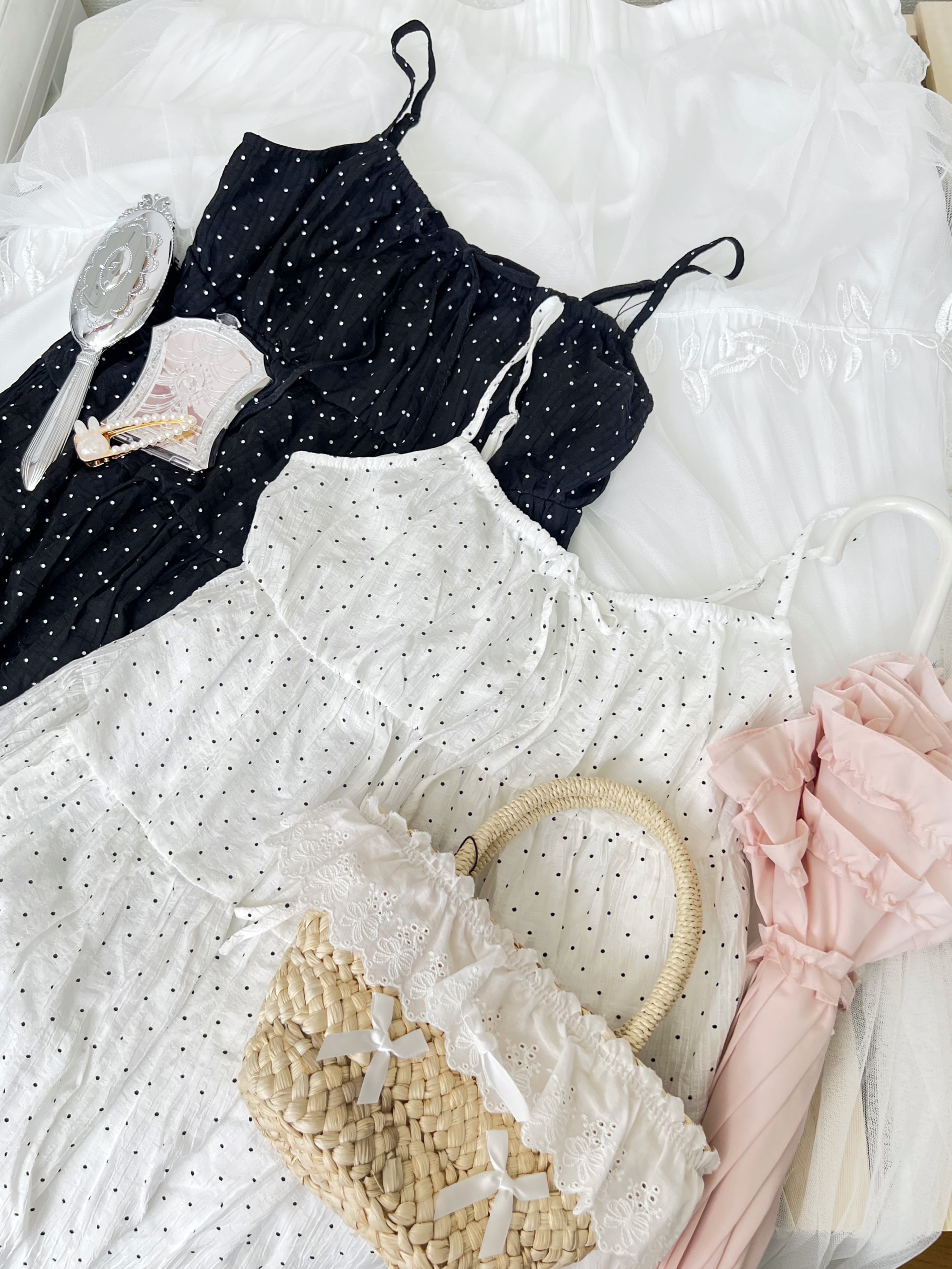mellfy memory Sweet secret heart dot onepiece | MultiPal Store