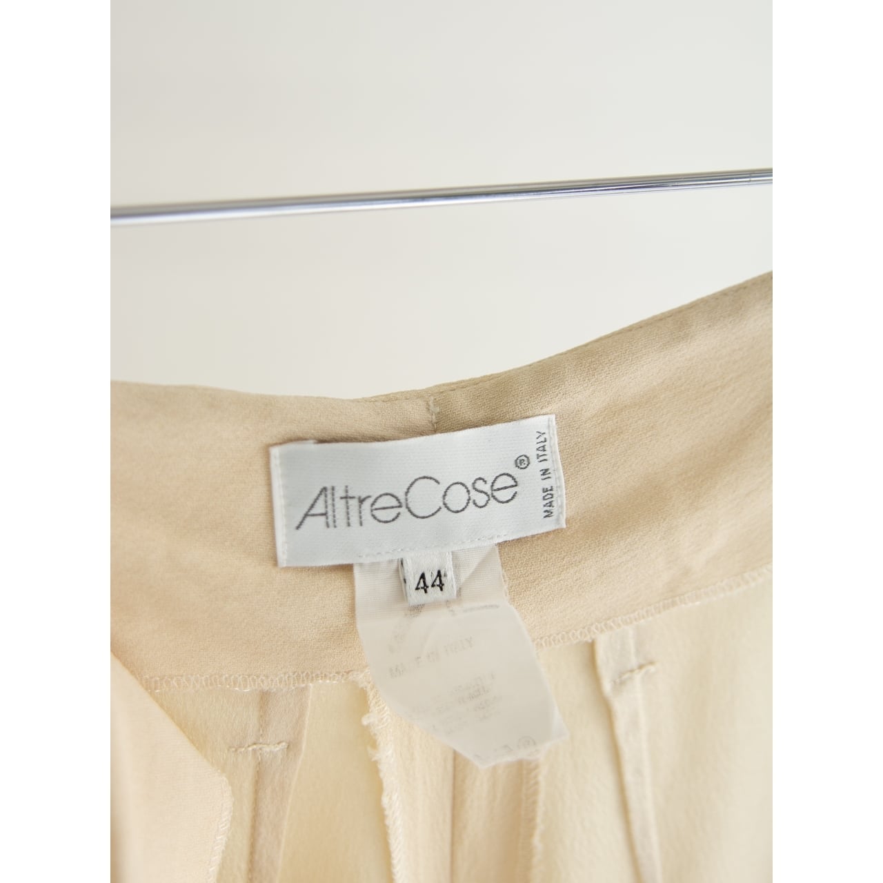 【Altre Cose】Made in Italy Acetate-Viscose Chiffon Pants（イタリア製 アセテートヴィスコース シフォンパンツ）