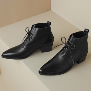 ポインテッドトゥミディアムヒールウエスタンブーツ W10229