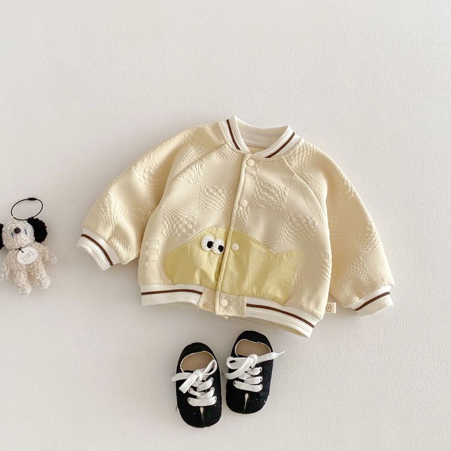 【BABY&KID】春新作　クリームカーディガン