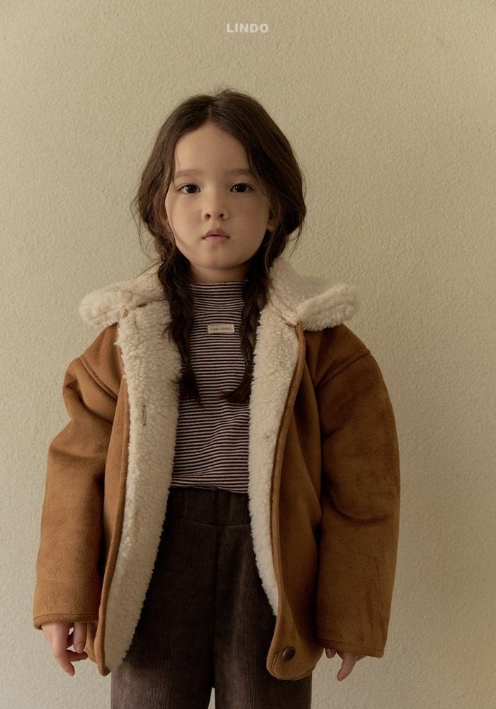 【予約商品】stripe half neck t-shirt