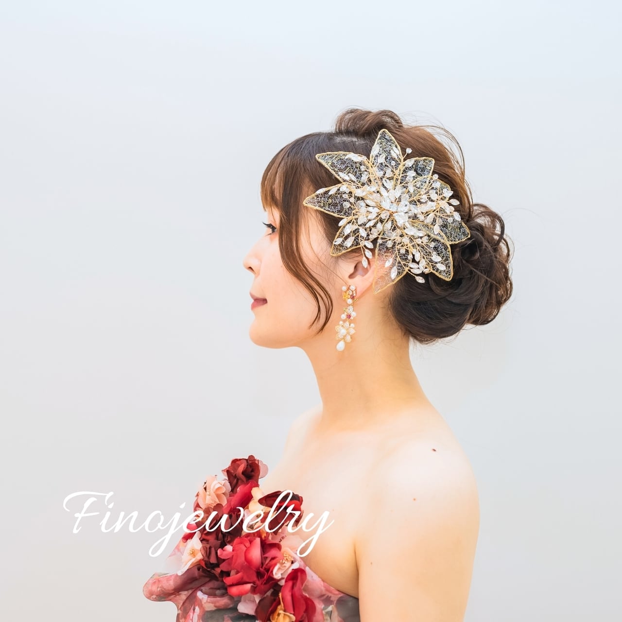 P002 ピアス | ブライダルアクセサリー Finojewelry フィノ P002 ピアス | ブライダルアクセサリー Finojewelry フィノ