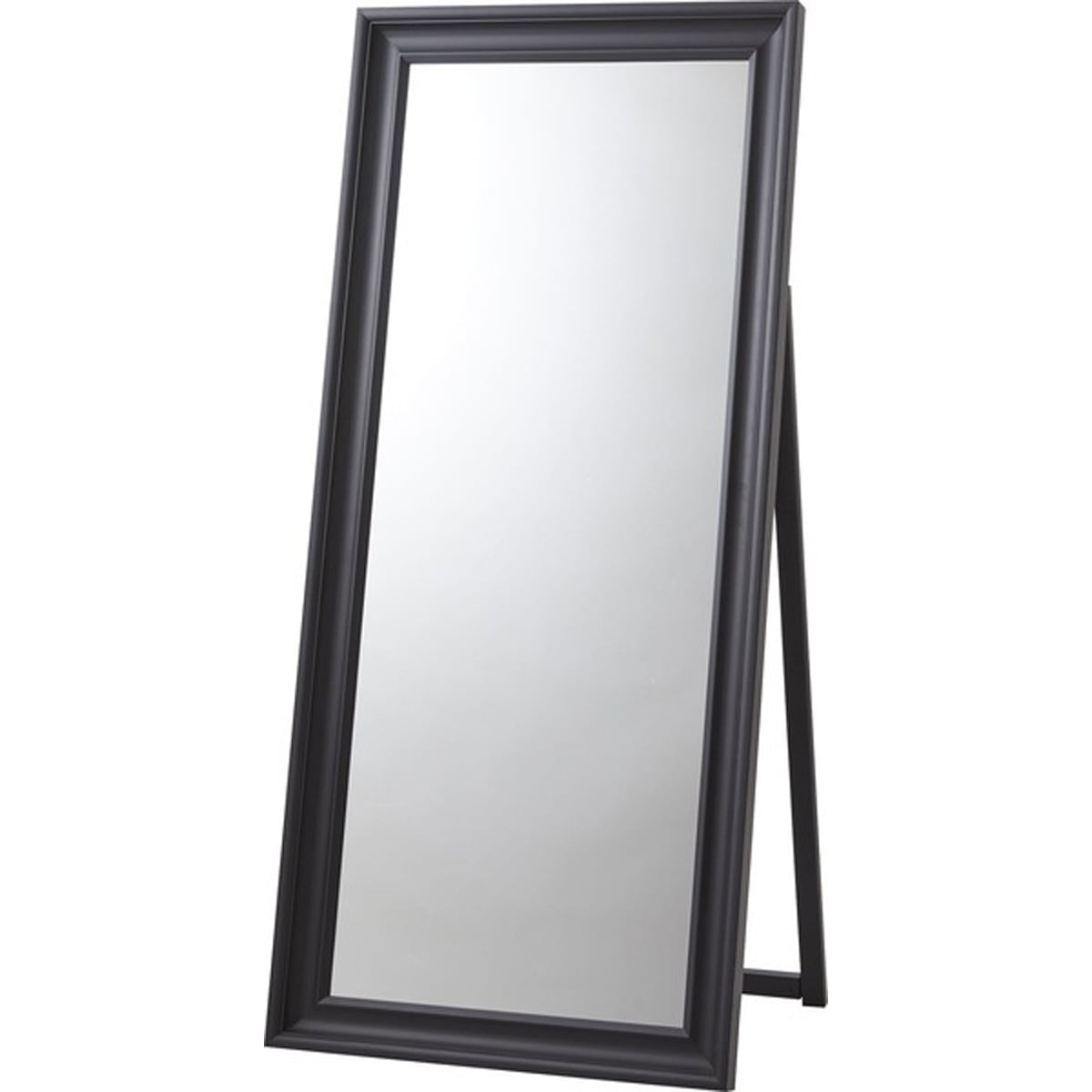 スタンドミラー 天然木 パイン ラッカー塗装 3mm飛散防止ミラー