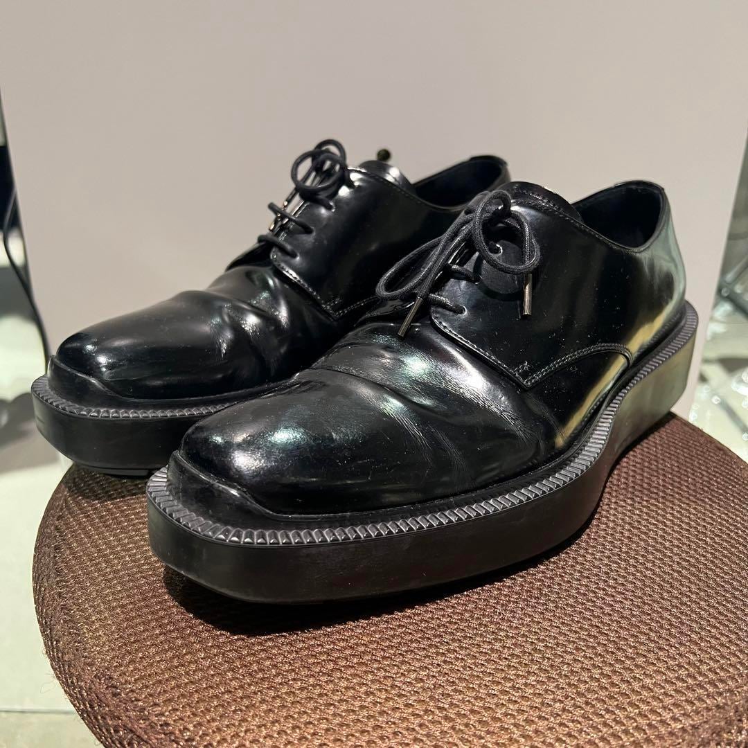 ビール プラダ PRADA レザーシューズ サイズ8 1/2 | www