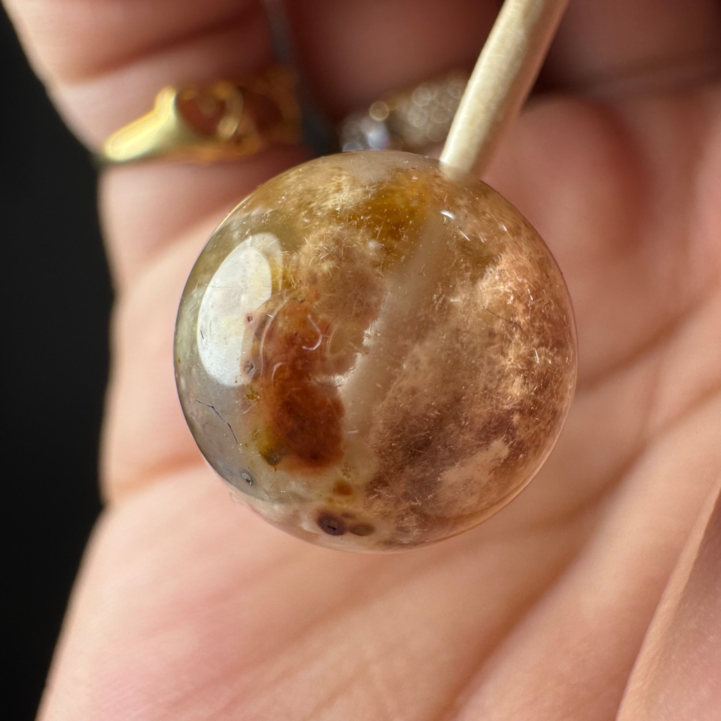 no.W12 約13mm デュモルチェライトインクォーツ