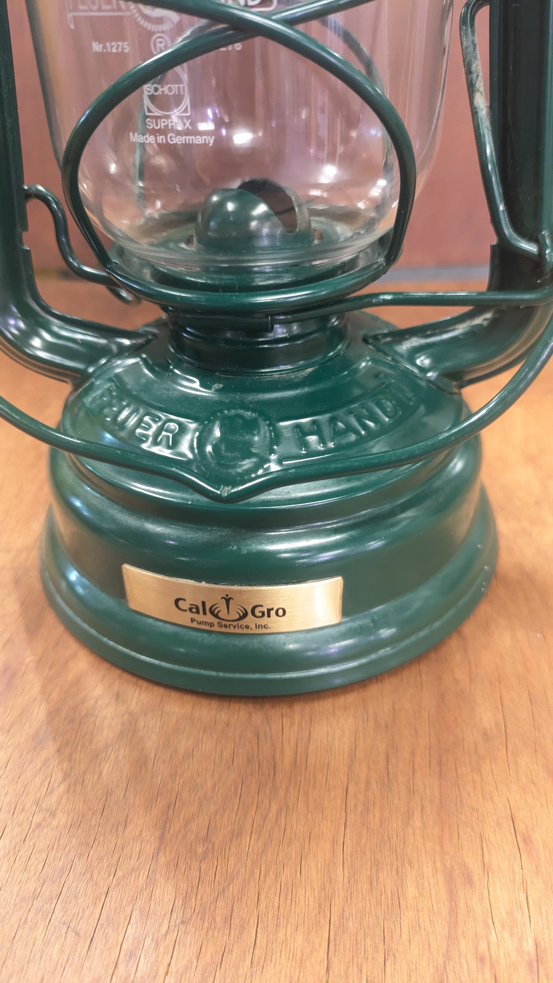 Vintage FeuerHand 276 Lantern Lamp W.Germany Green ビンテージ