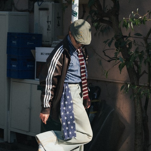 寄合 TENUGUI 　【White / Navy】・画像4