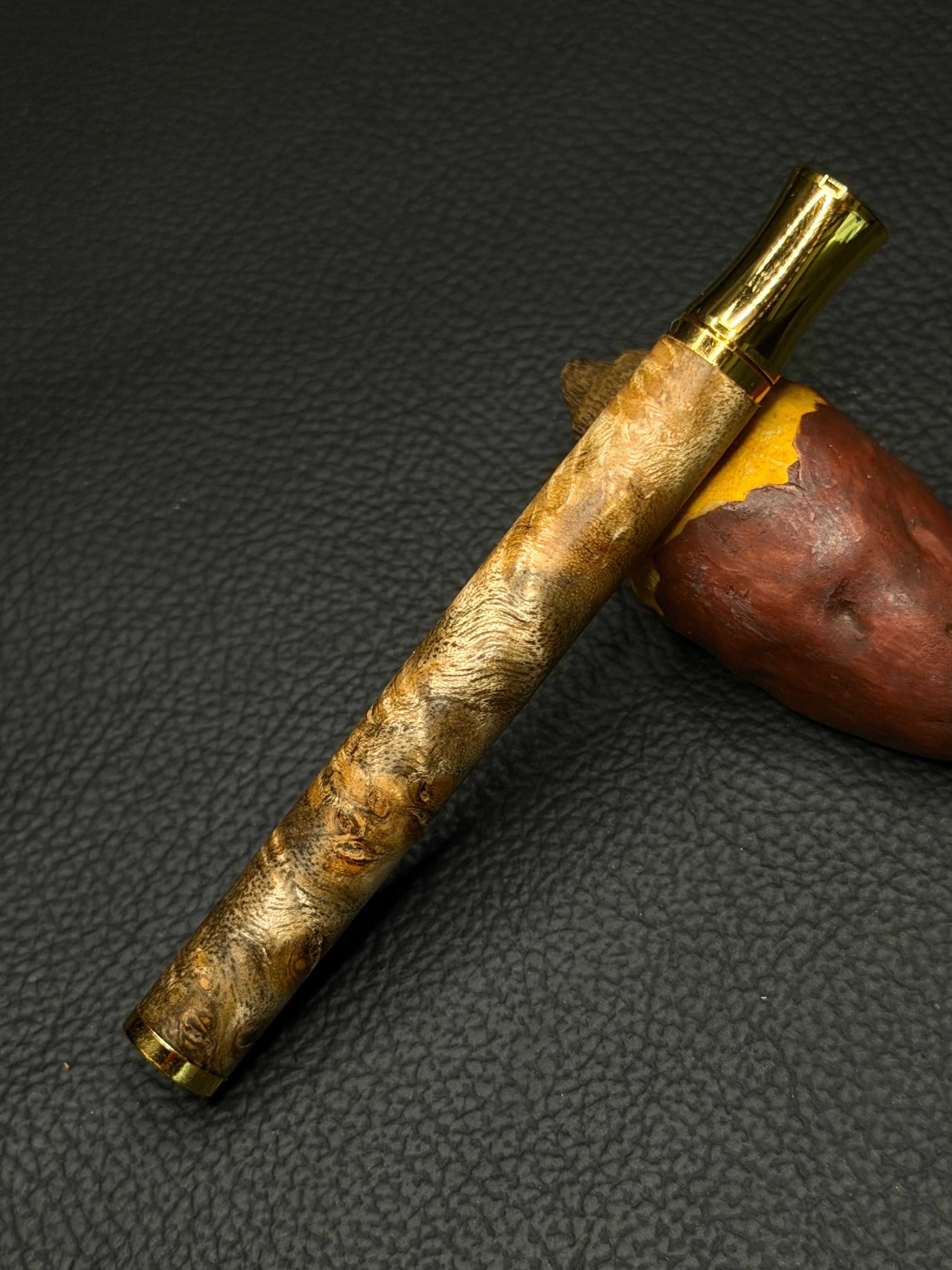 2 ココボロ瘤 極上杢 彫金金具 50本限定シャープペンシル | こぶた工房