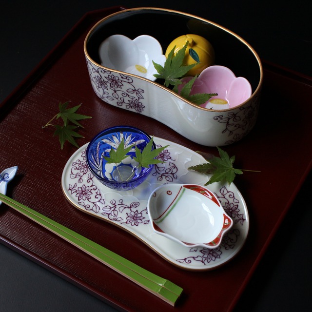 ＊mayuhako＊　マロン花唐草　内黒＆内白