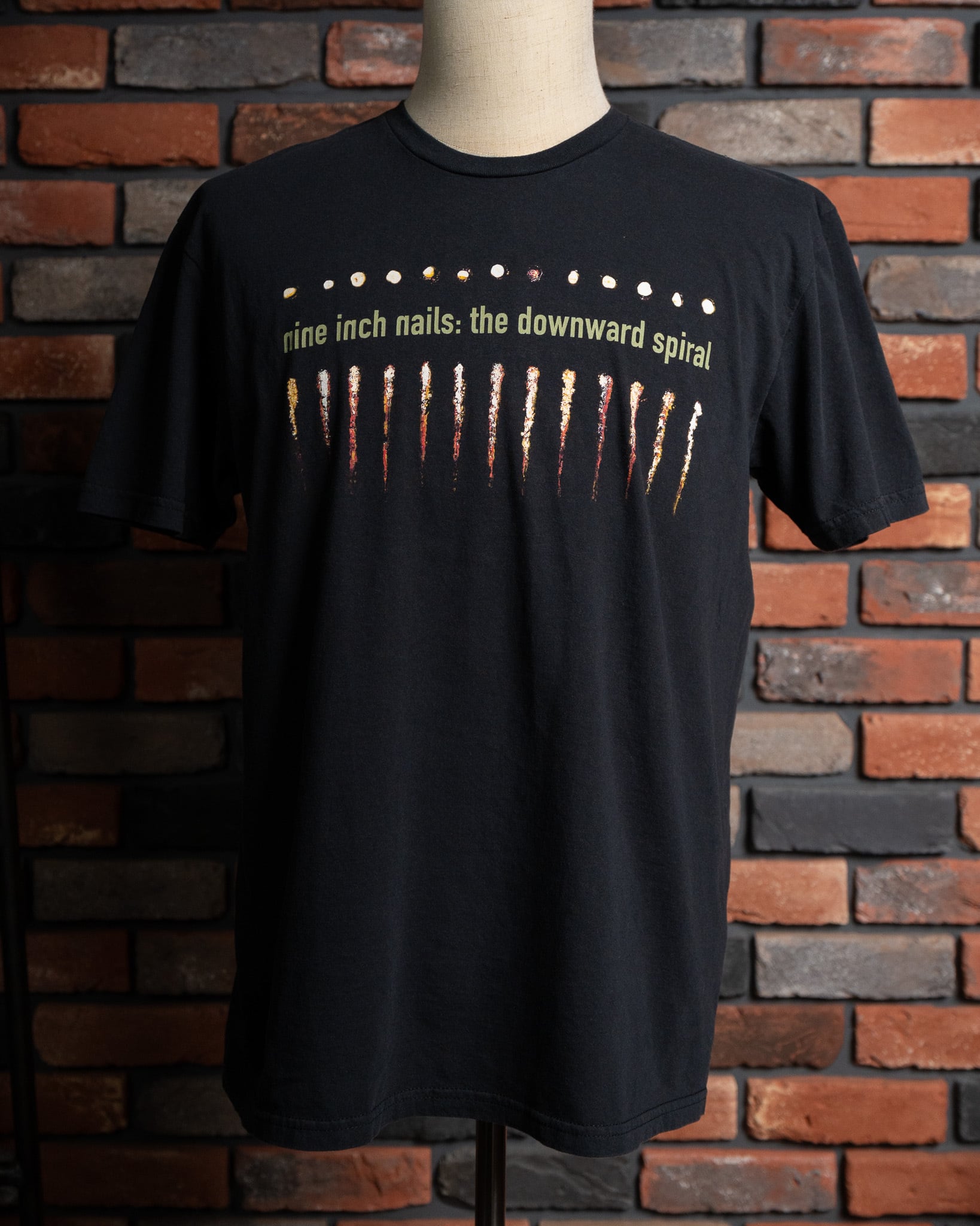 THRIFTY LOOK】NINE INCH NAILS TEE 新品 ユーズド加工 L XL ナイン