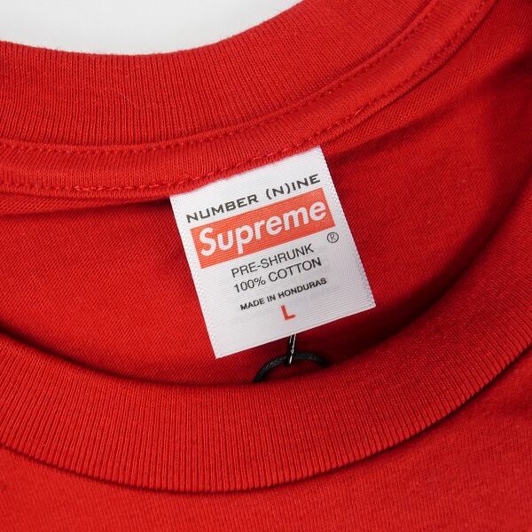 Size【S】 SUPREME シュプリーム ×Number (N)ine 25FW Manson Tee Red