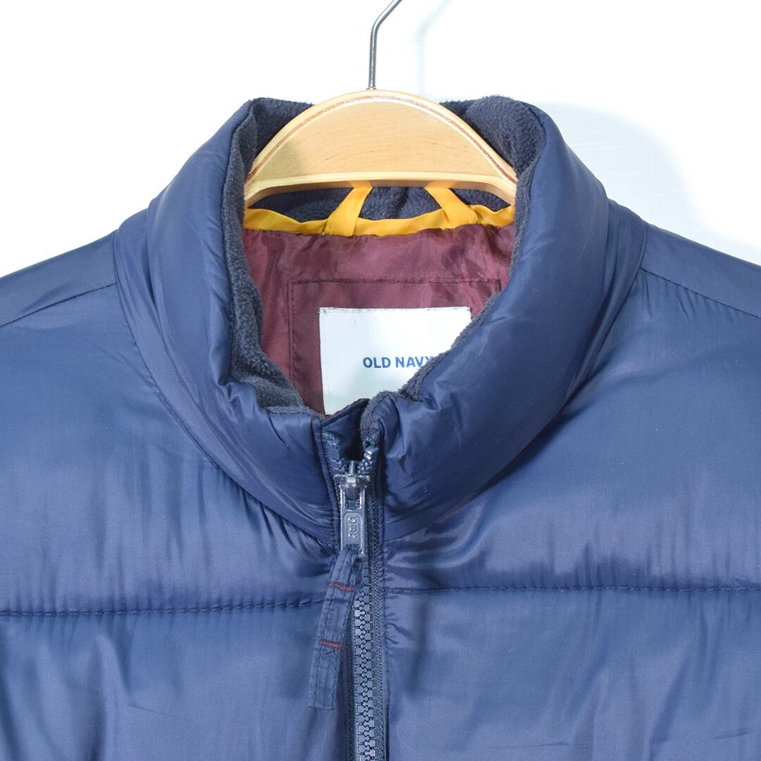 オールドネイビー ナイロンジャケット 中綿 紺 OLD NAVY サイズS 古着