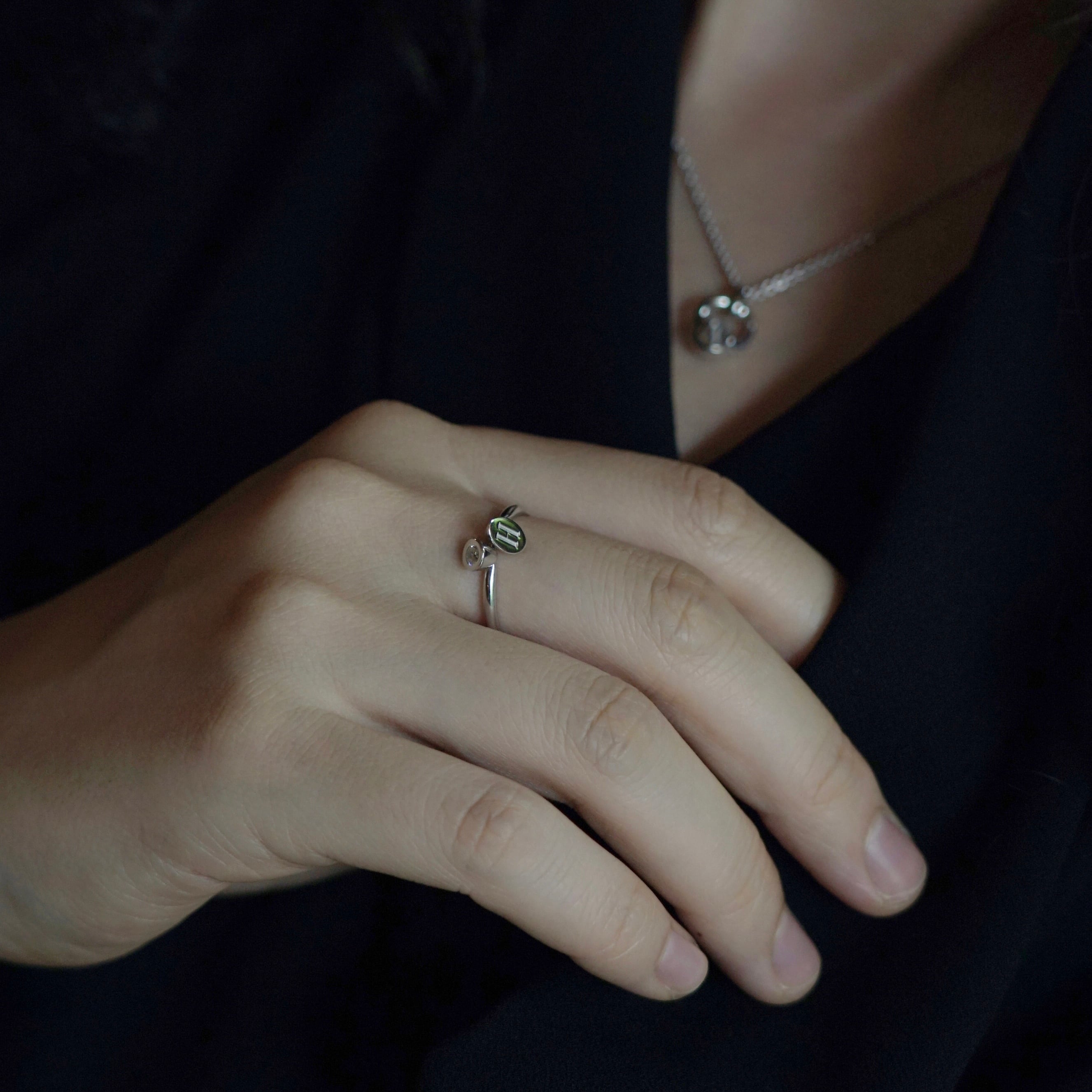 NKR-62 initial+stone | Naotokojima