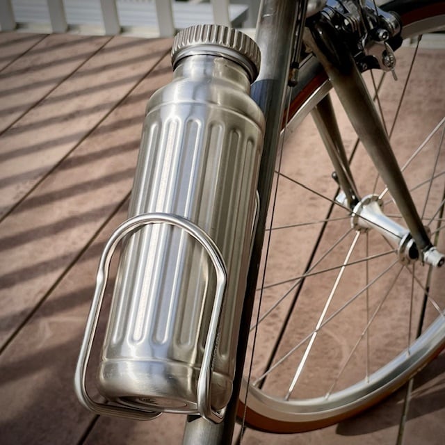 専用❗️ステンレスボトル ケージセット 自転車 ツーリング クラシック レトロ ステンレスボトル ケージセット 自転車 ツーリング クラシックレトロ